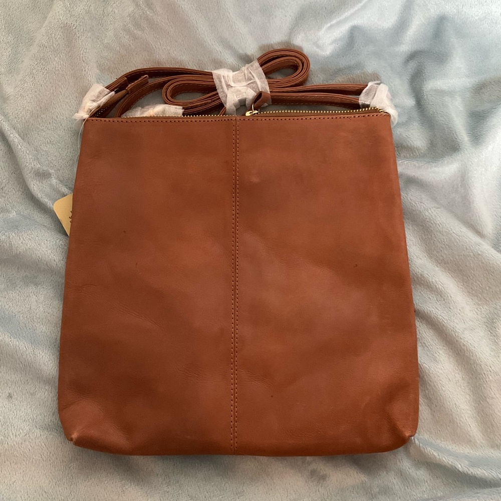 Leather crossbody bag